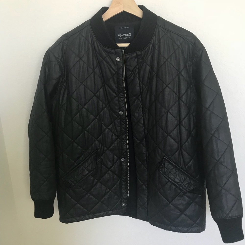 Madewell Quilted Bomber Jacket Medium